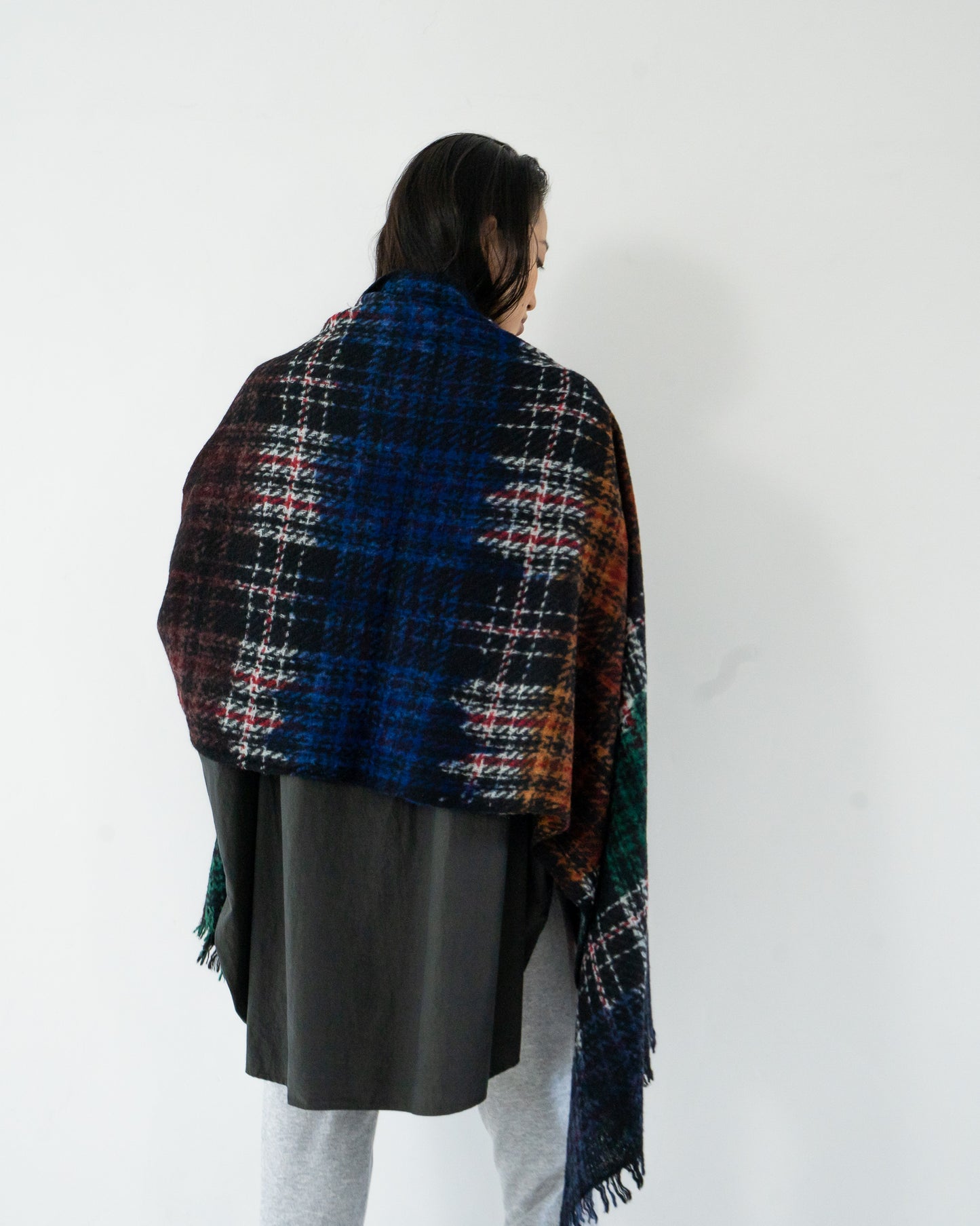 Faliero Sarti ファリエロサルティ ストール マフラー Maximillano チェック柄